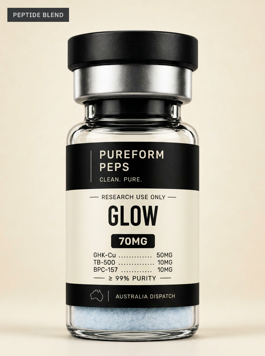 GLOW 70mg vial